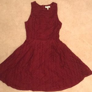Maroon dress